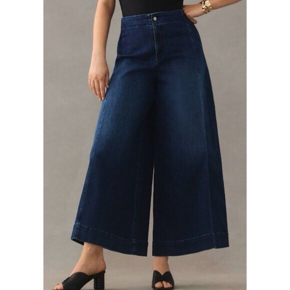 Anthropologie Maeve Wide-Leg Jeans - Picture 1 of 8